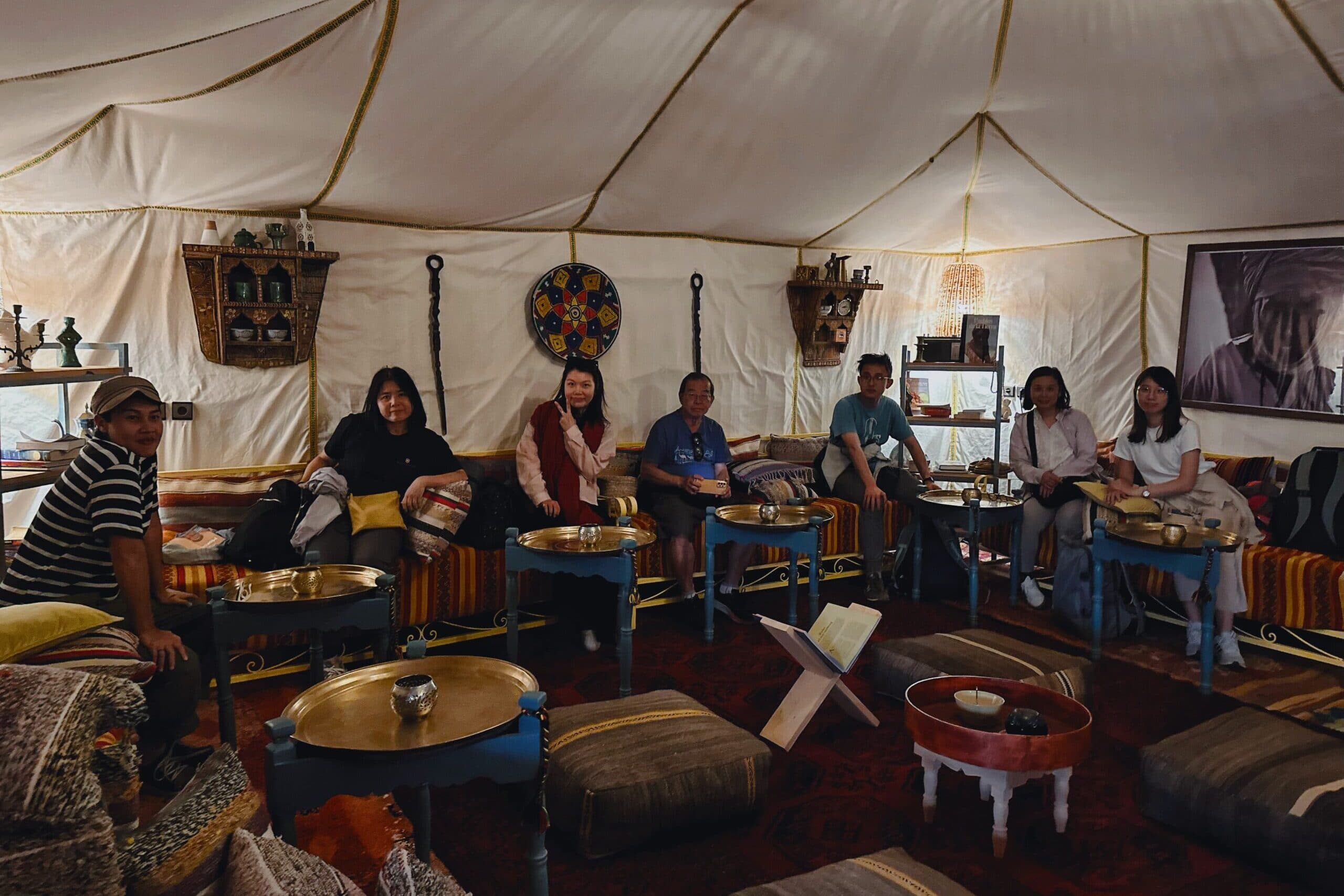 tent morocco