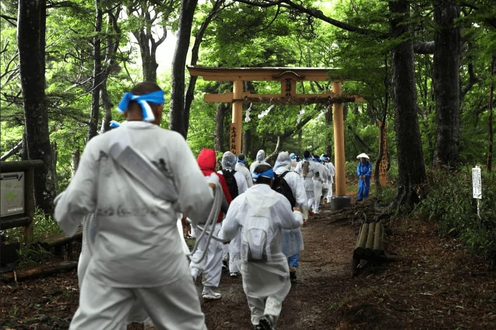 此團有機會參與石鎚山開山祭