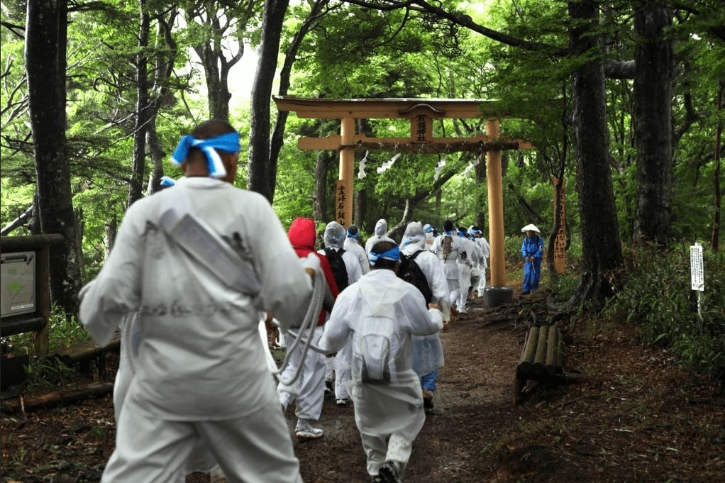 此團有機會參與石鎚山開山祭