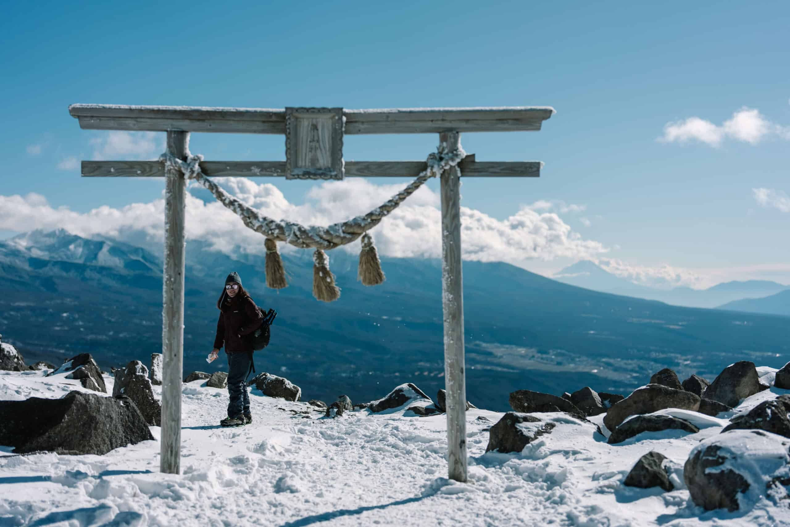 登上霧ヶ峰車山,將日本阿爾卑斯山脈盡收眼底