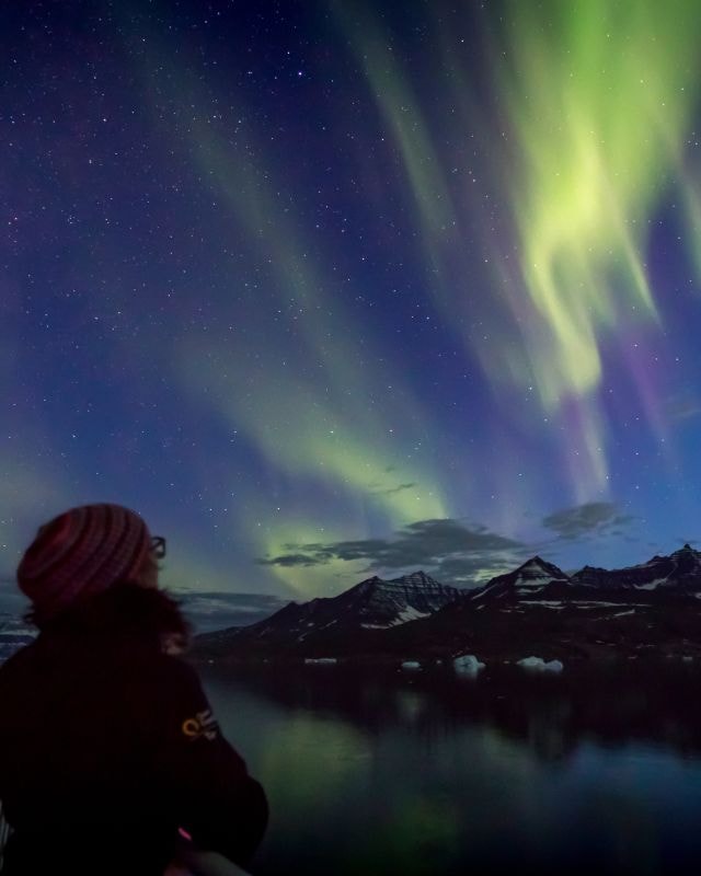 Greenland northern lights