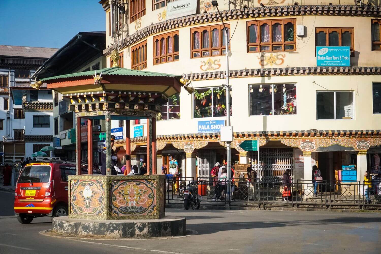 廷布自由探索時間  Free time in Thimphu