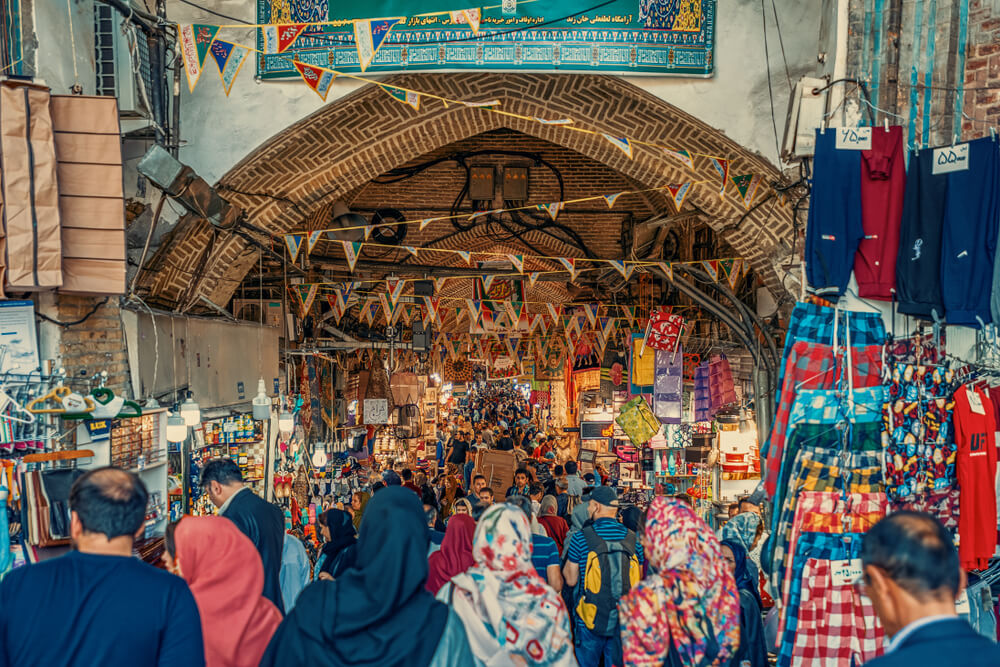 德⿊蘭⼤市集 Tehran Grand Bazaar