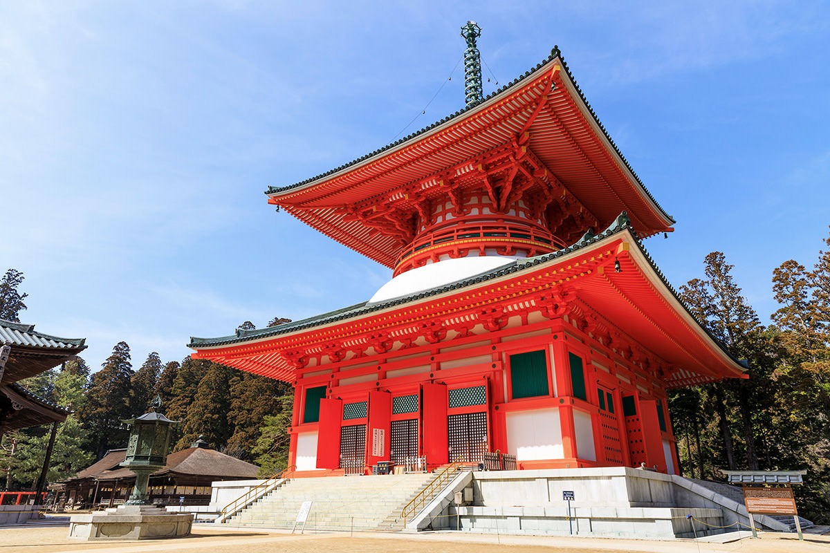 壇上迦藍 Kongobu-ji Danjo Garan  (Elevated Precinct)