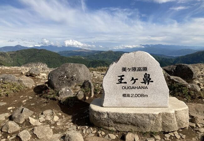 登上王ヶ鼻、美ヶ原高原，可遠眺富士山