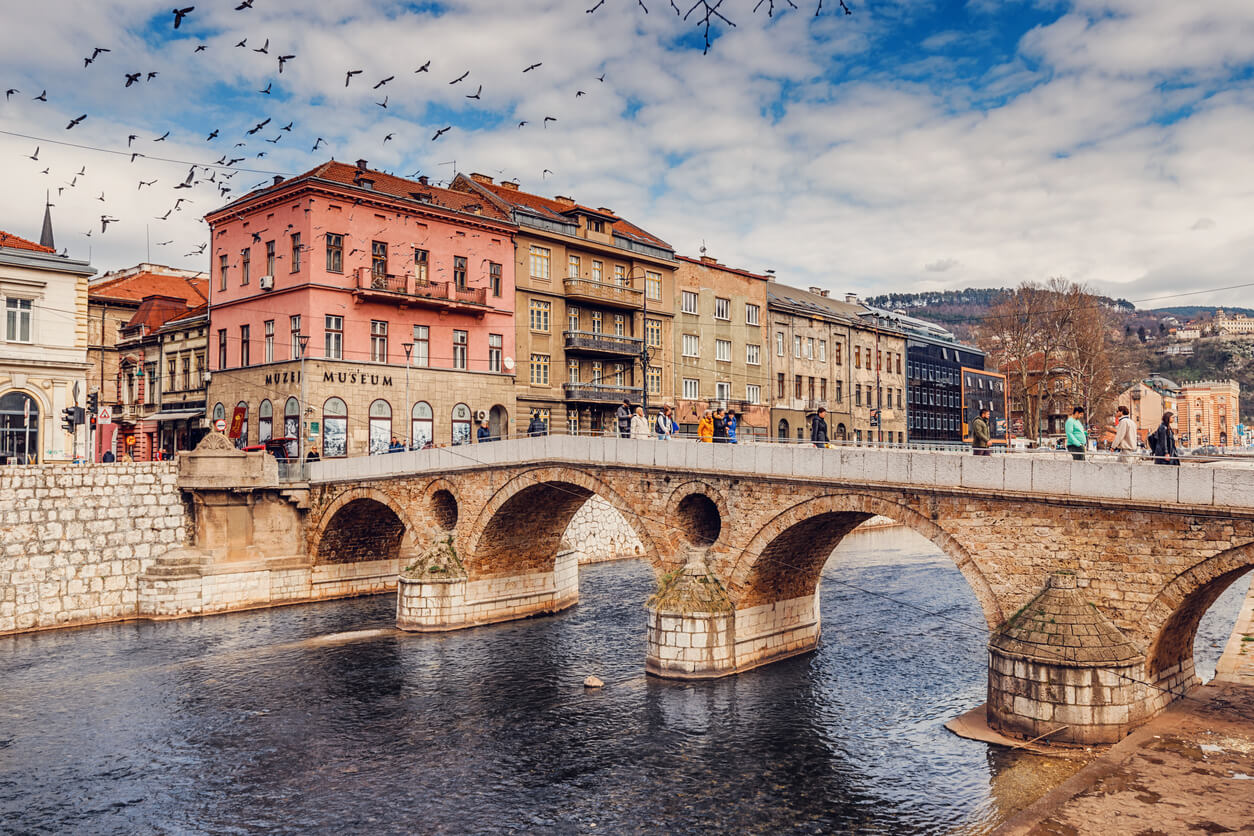 拉丁橋 Latin Bridge 薩拉熱窩1878-1918年 博物館 Museum of Sarajevo 1878-1918