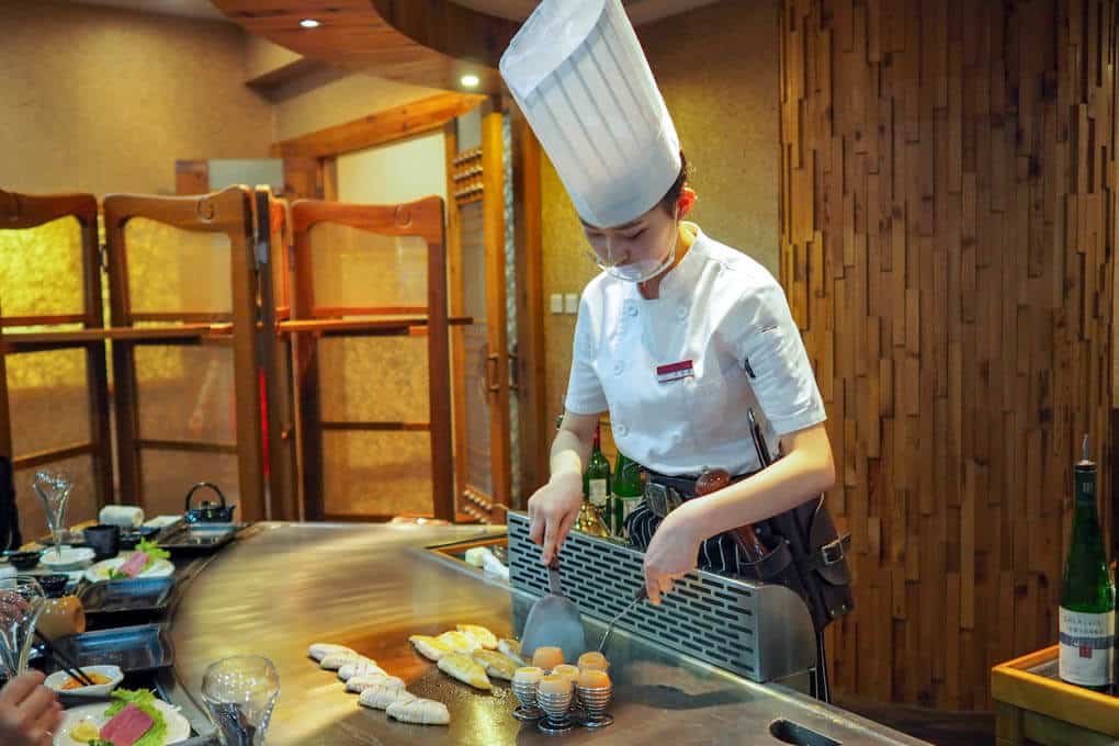 於柳京館享用晚餐