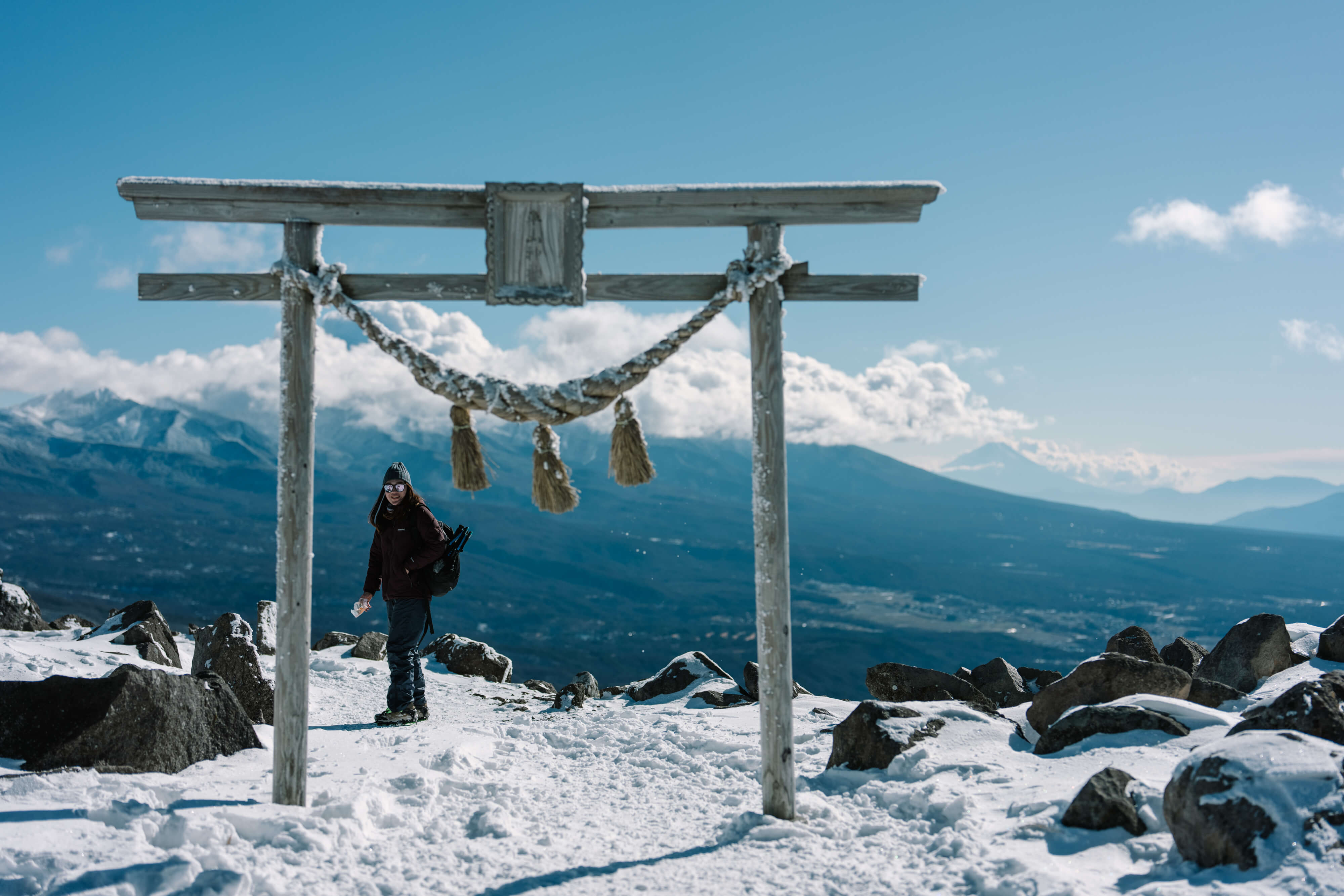 登上霧ヶ峰車山，將日本阿爾卑斯山脈盡收眼底