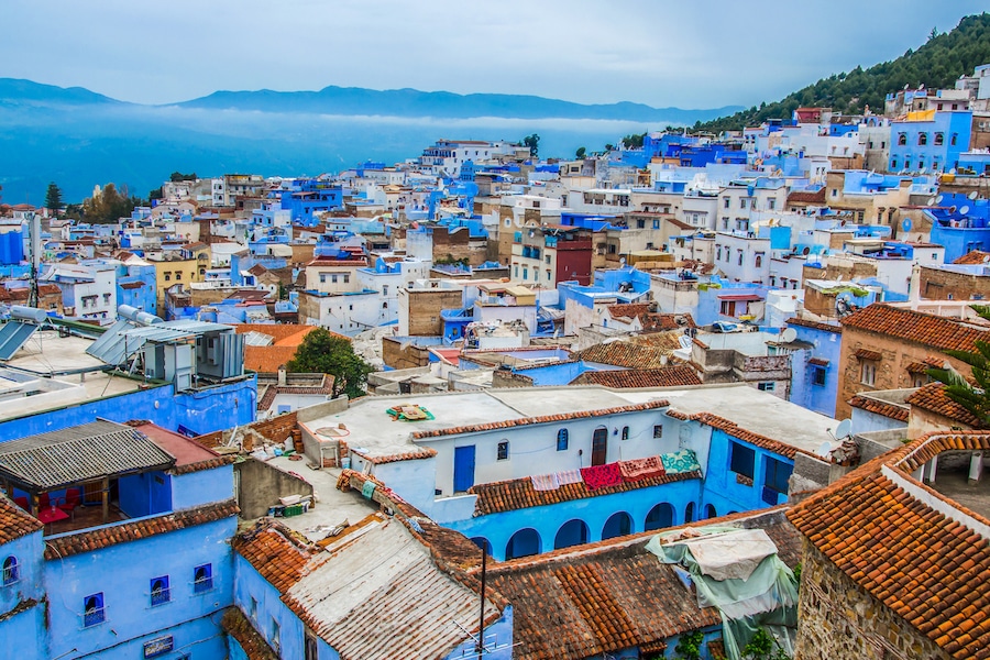 漫步藍城舍夫沙萬(Chefchaouen)，沉醉夢幻色彩
