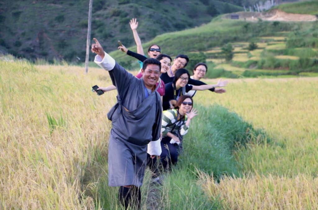 Bhutan-Lobesa-Village