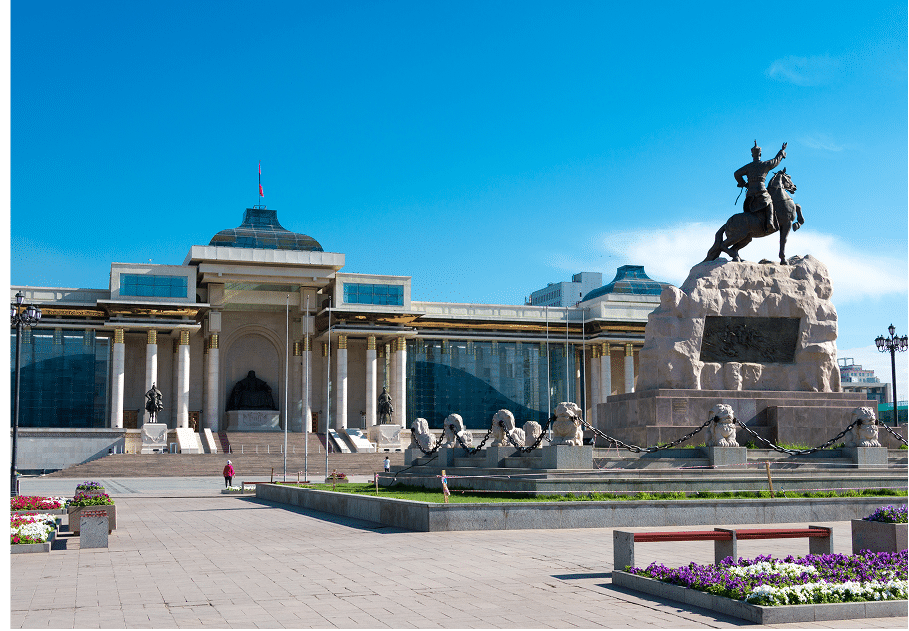 蘇赫巴托廣場  Sukhbaatar Square