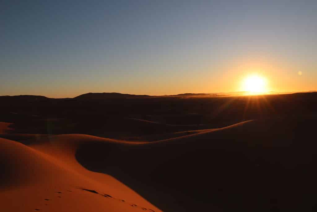 撒哈拉的星空與日出日落，都是「無得輸」的