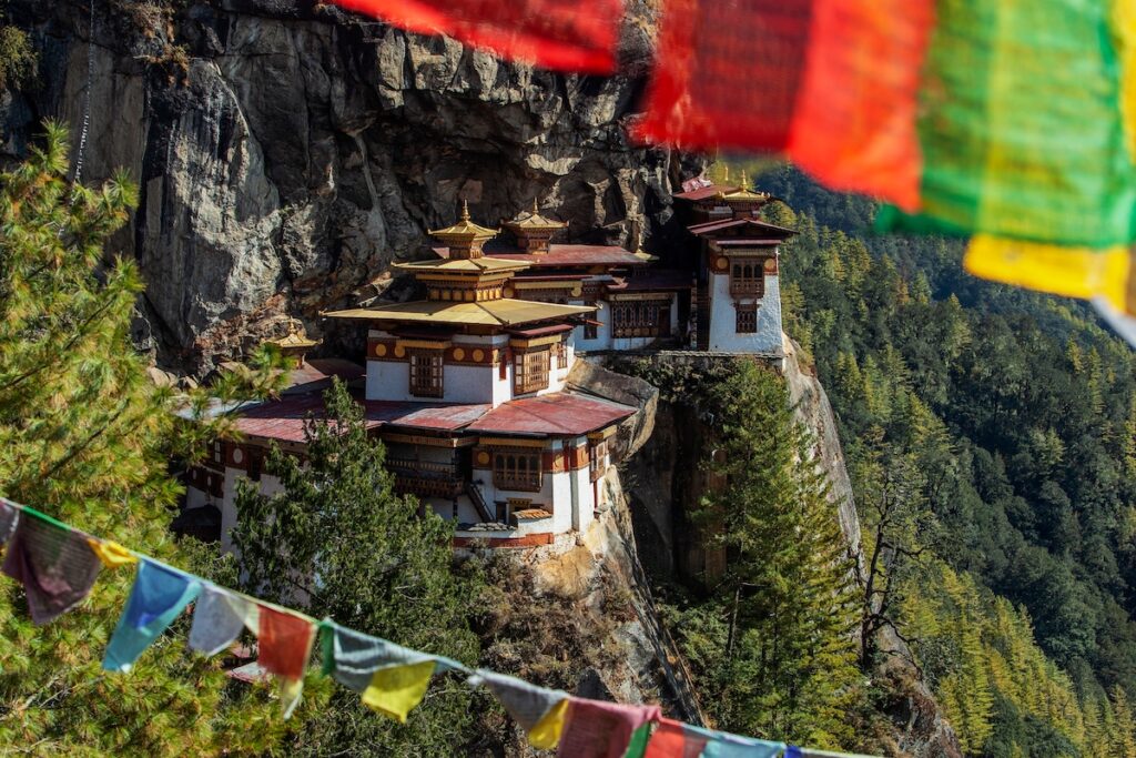 Taktsang Palphug Goempa, or better known as "The Tiger's Nest" monastery, near Paro, Bhutan November 18, 2011.